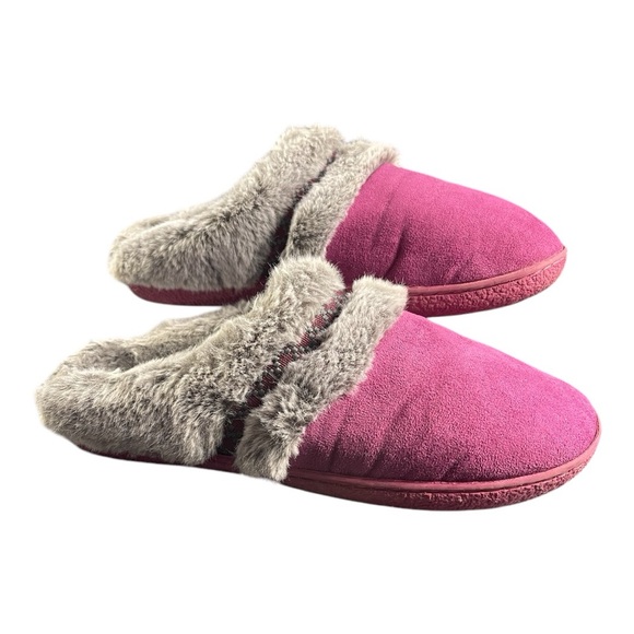 Floopi Faux Fur-Lined Slippers - Size 9-10 - Picture 3 of 6